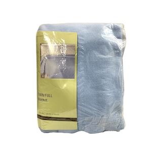Owen Manufacturing Blanket 100%‎ Polyester Twin Full Light Blue New